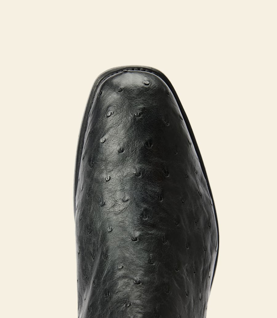 R.m. Williams Craftsman Boot – Black Ostrich Leather