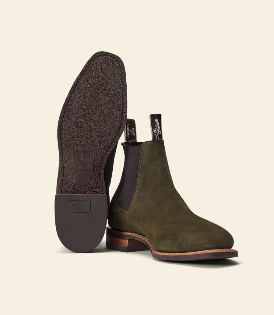 R.m. Williams Craftsman Boot – Eucalypt Suede Leather