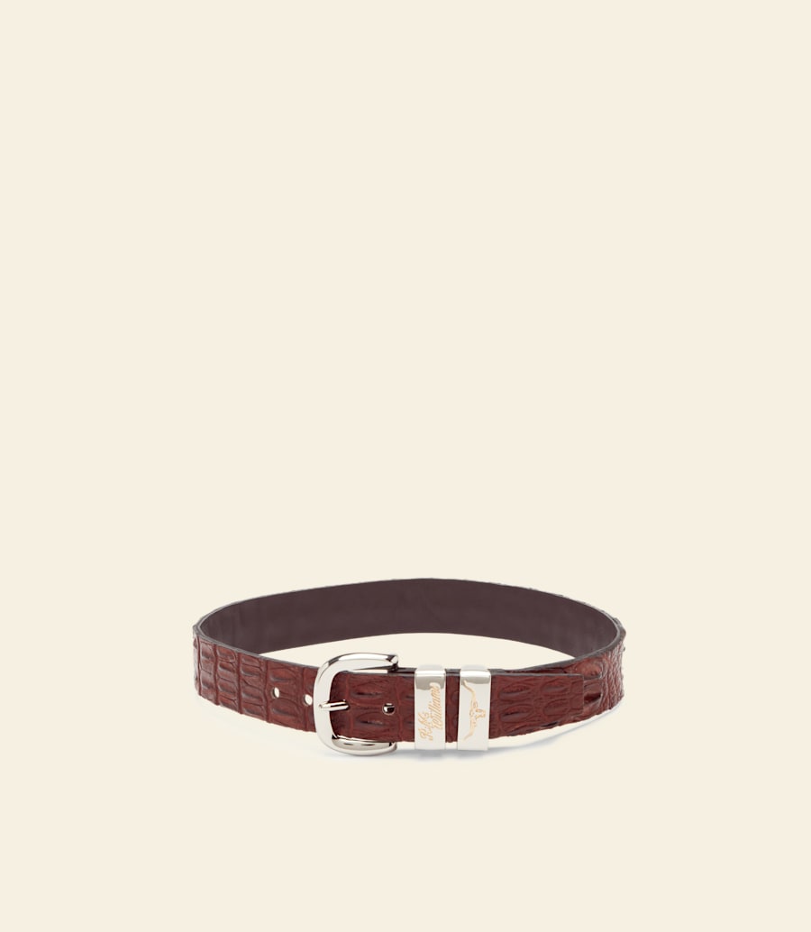 R.m. Williams Crocodile Drover Belt