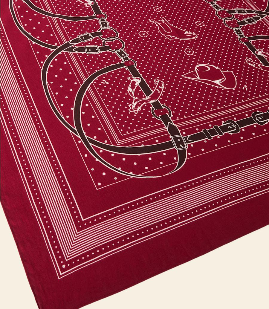 R.m. Williams Drawn Bridle Cotton Scarf