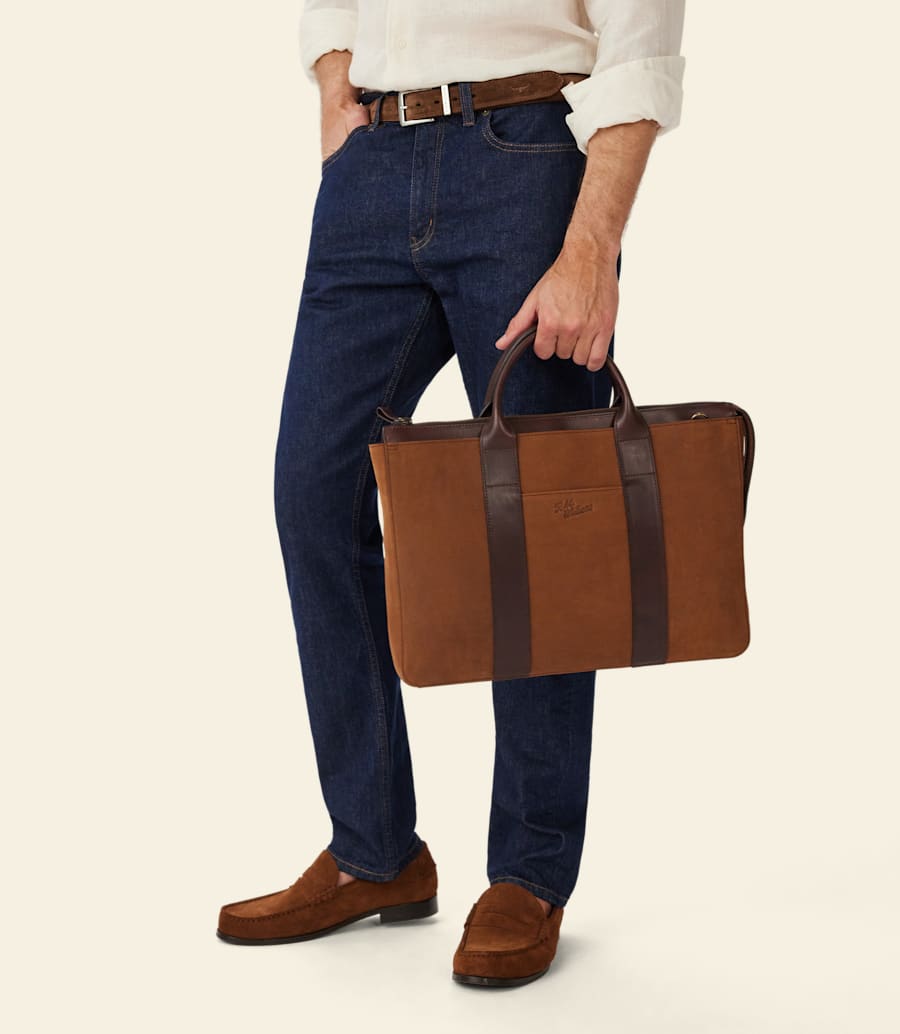 R.m. Williams Field Slim Briefcase