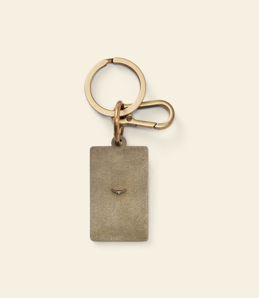 R.m. Williams Heritage Logo Enamel Keyring