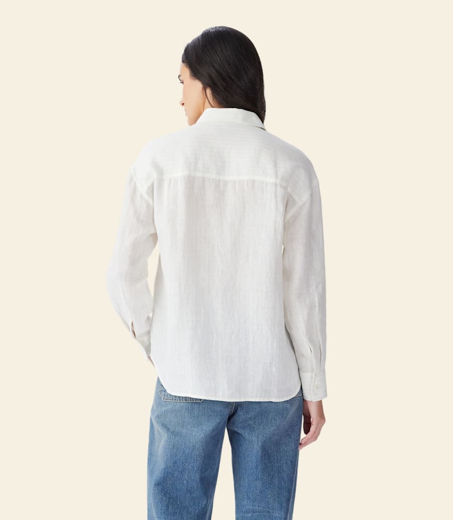 R.m. Williams Hopeland Stripe Linen Shirt