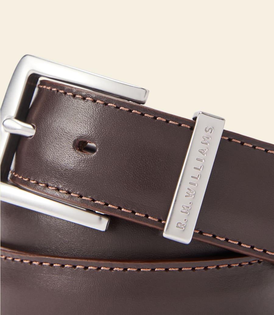 R.m. Williams Howe Stitched Belt
