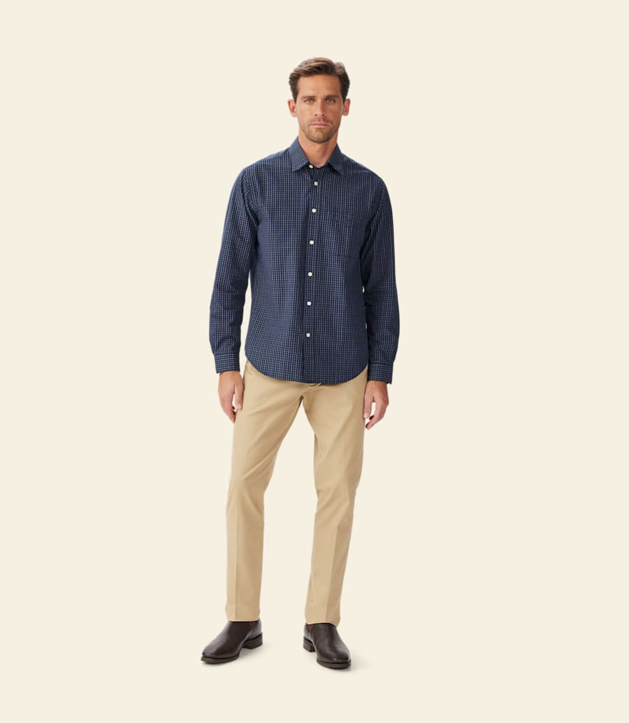 R.m. Williams Kimberley Poplin Check Shirt