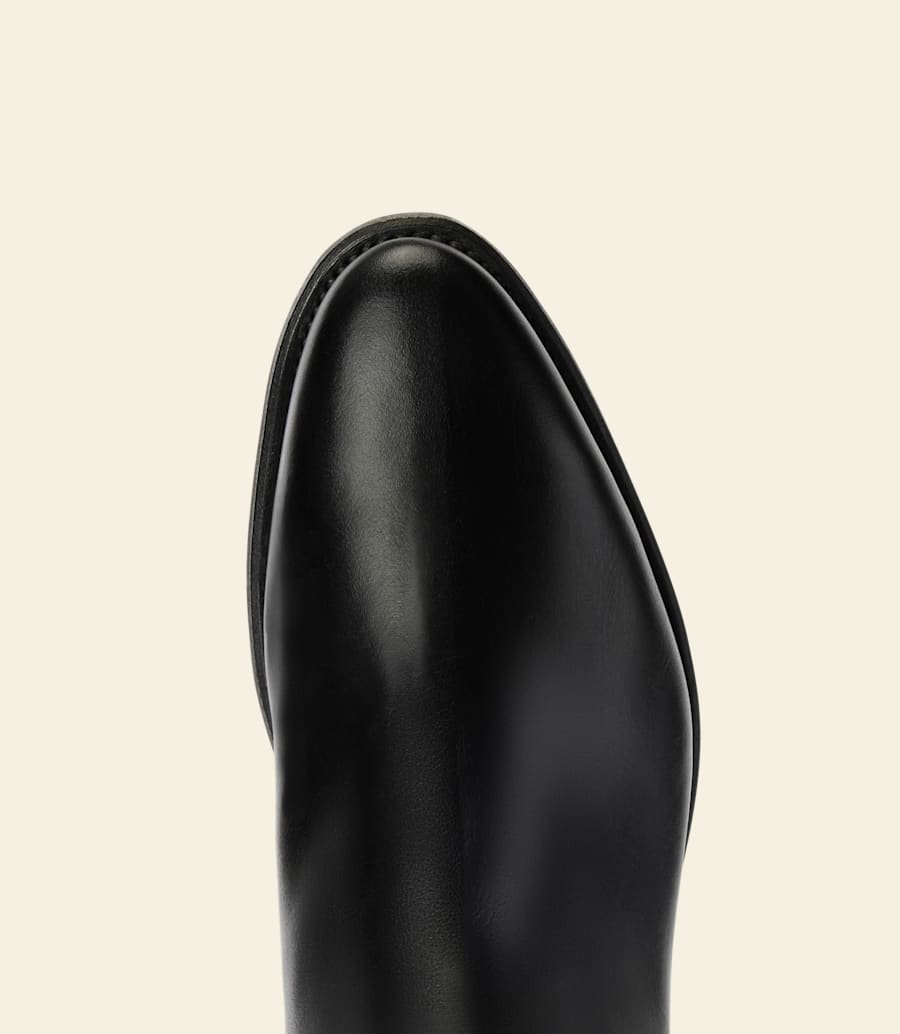 R.m. Williams Macquarie Boot – Black Pull-up Leather