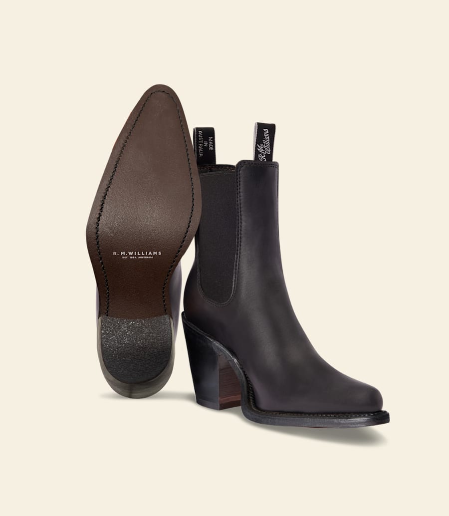 R.m. Williams Maya Boot – Ebony Aniline Leather