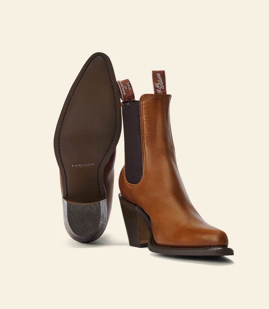 R.m. Williams Maya Boot – Tan Pull-up Leather