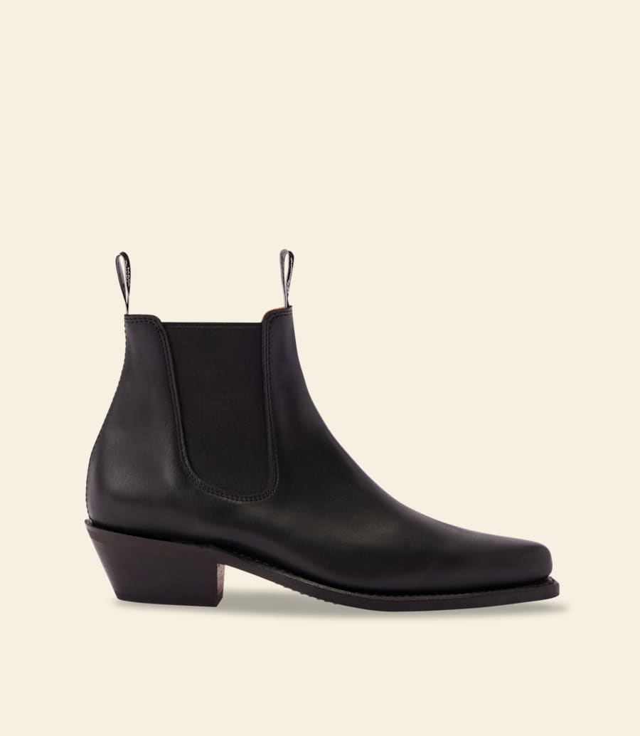 R.m. Williams Millicent Boot – Ebony Aniline Leather
