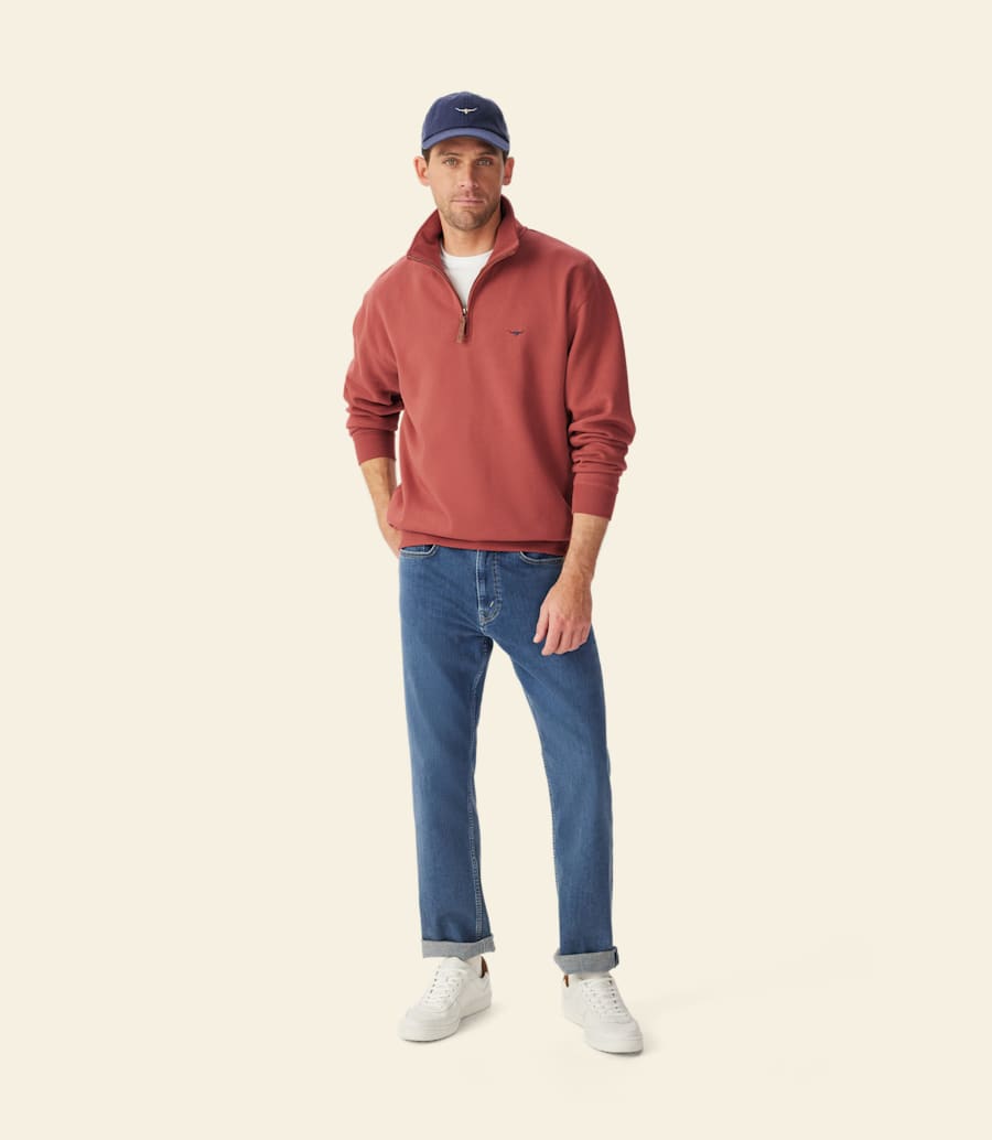 R.m. Williams Mulyungarie 1/4 Zip Sweatshirt