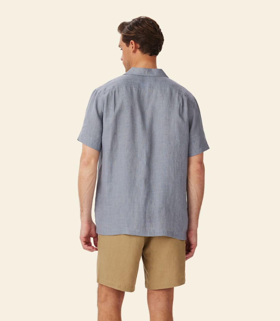 R.m. Williams Newman Linen Resort Shirt