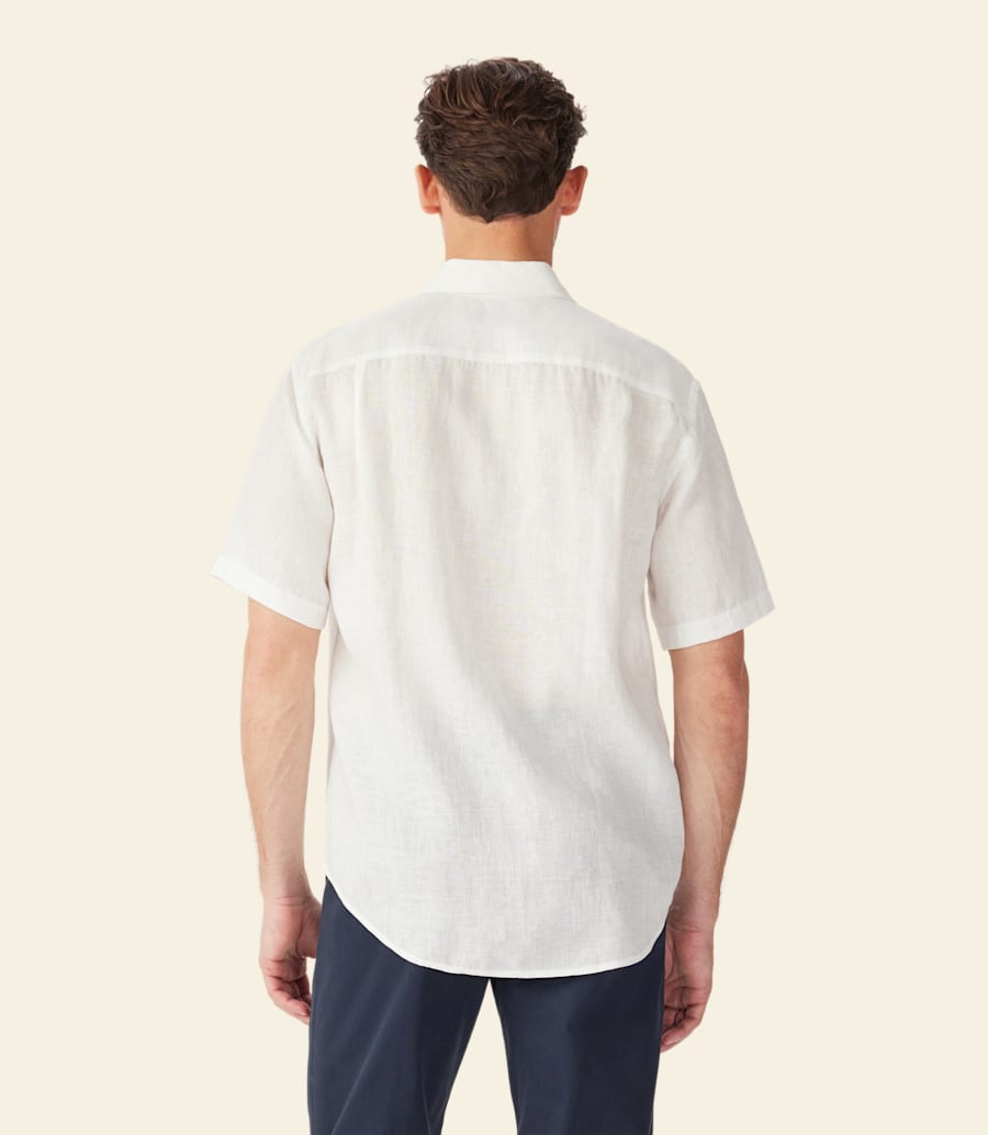 R.m. Williams Newman Linen Short Sleeve Shirt