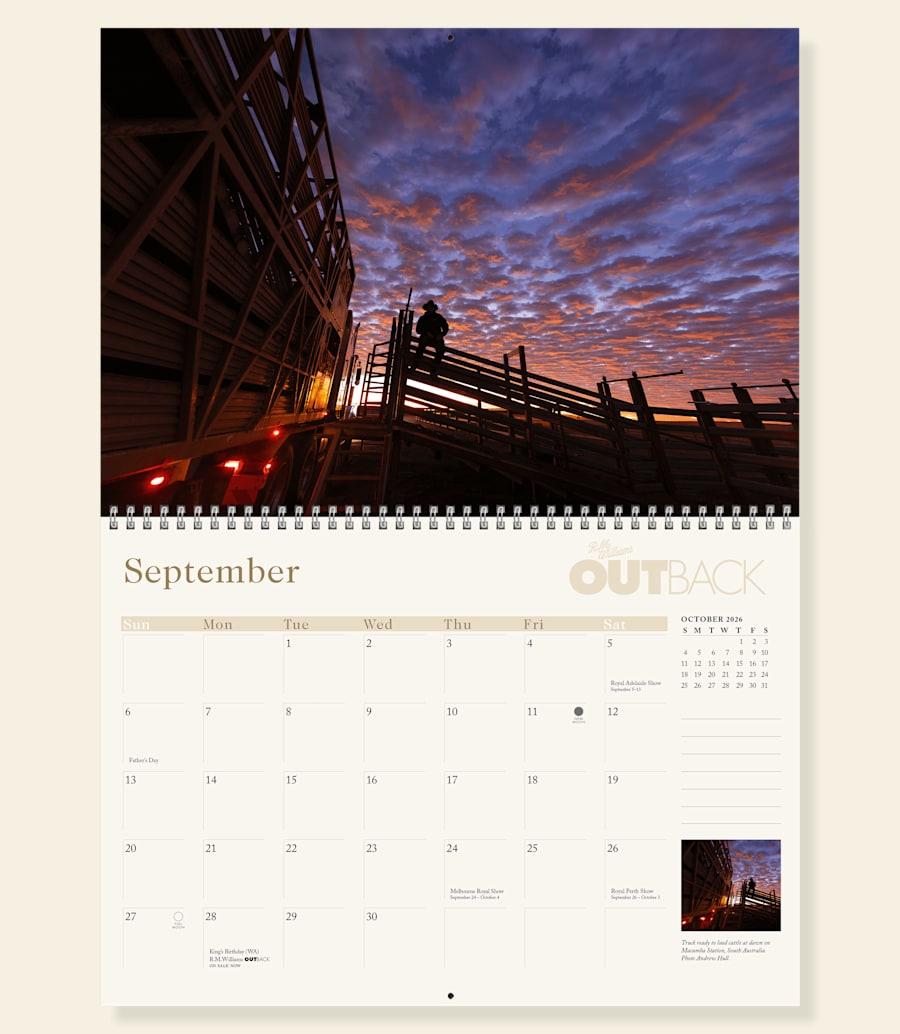 R.m. Williams OUTBACK Calendar 2026