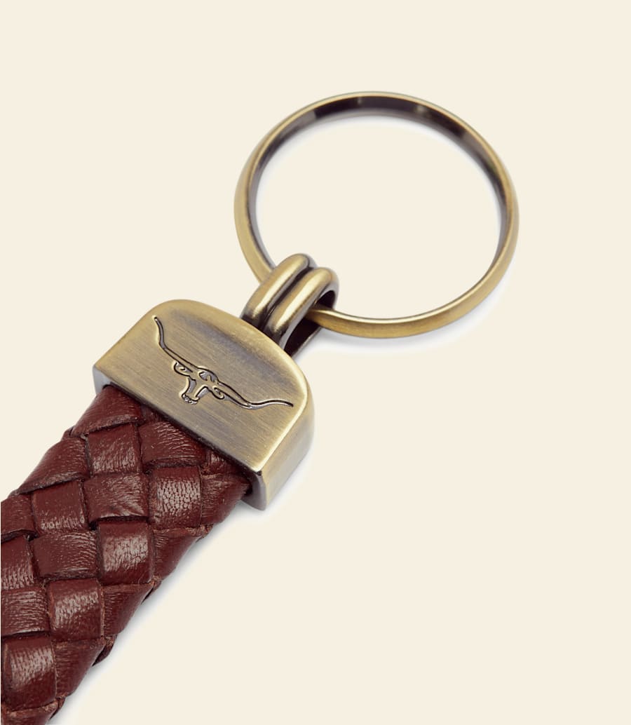 R.m. Williams Plaited Key Ring