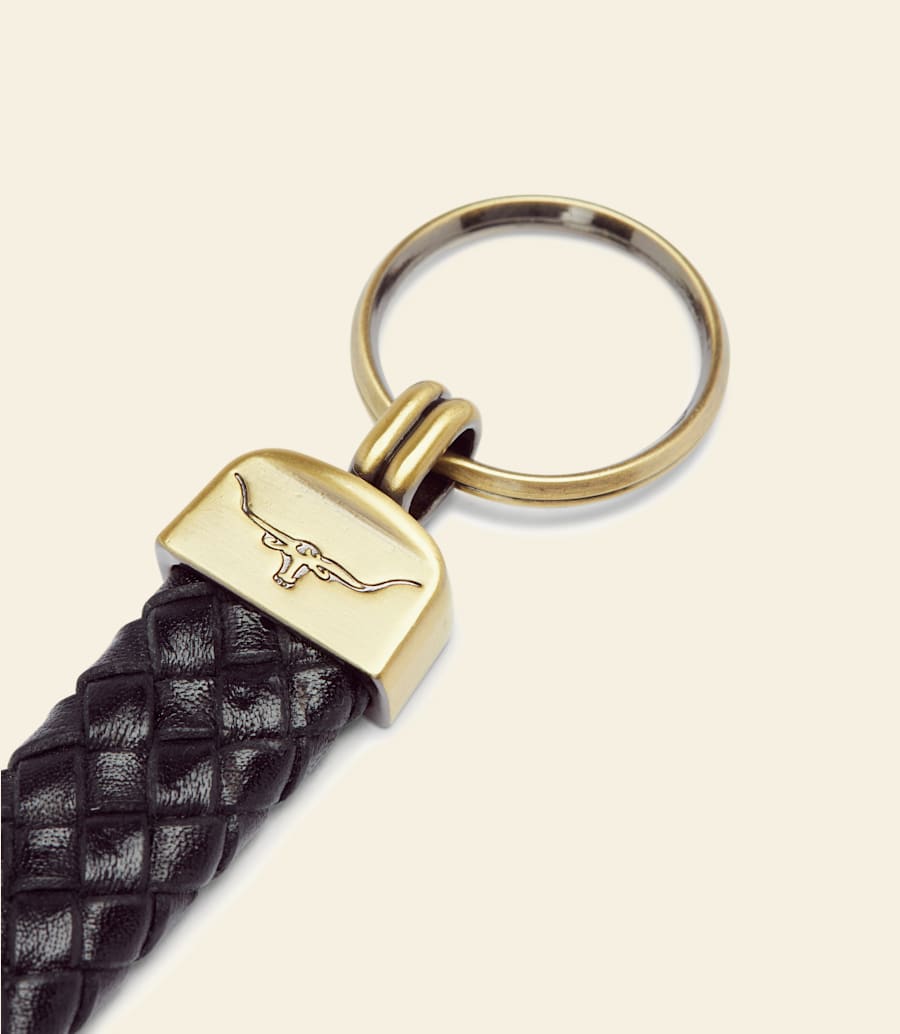 R.m. Williams Plaited Key Ring