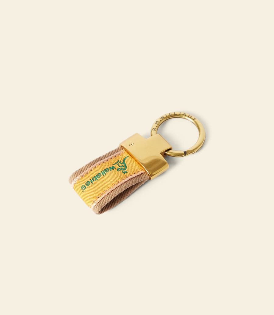 R.m. Williams RMW X Wallabies Tug Keyring