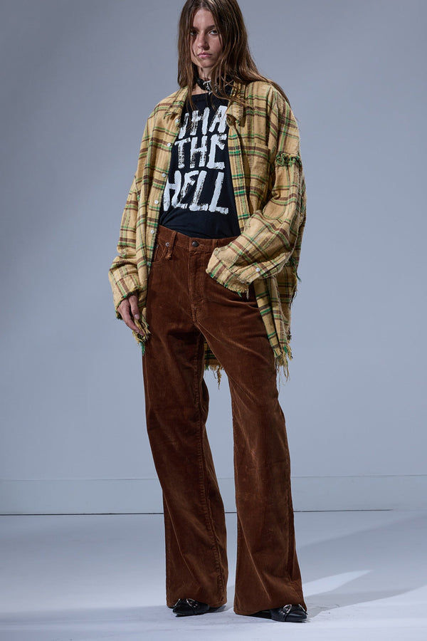 r.m. williams Robe linen check shirt