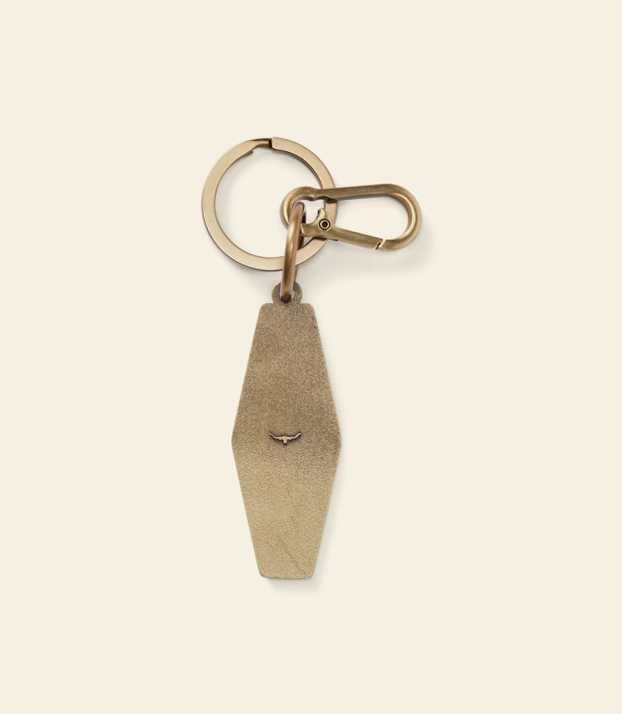 R.m. Williams Rope Logo Enamel Keyring
