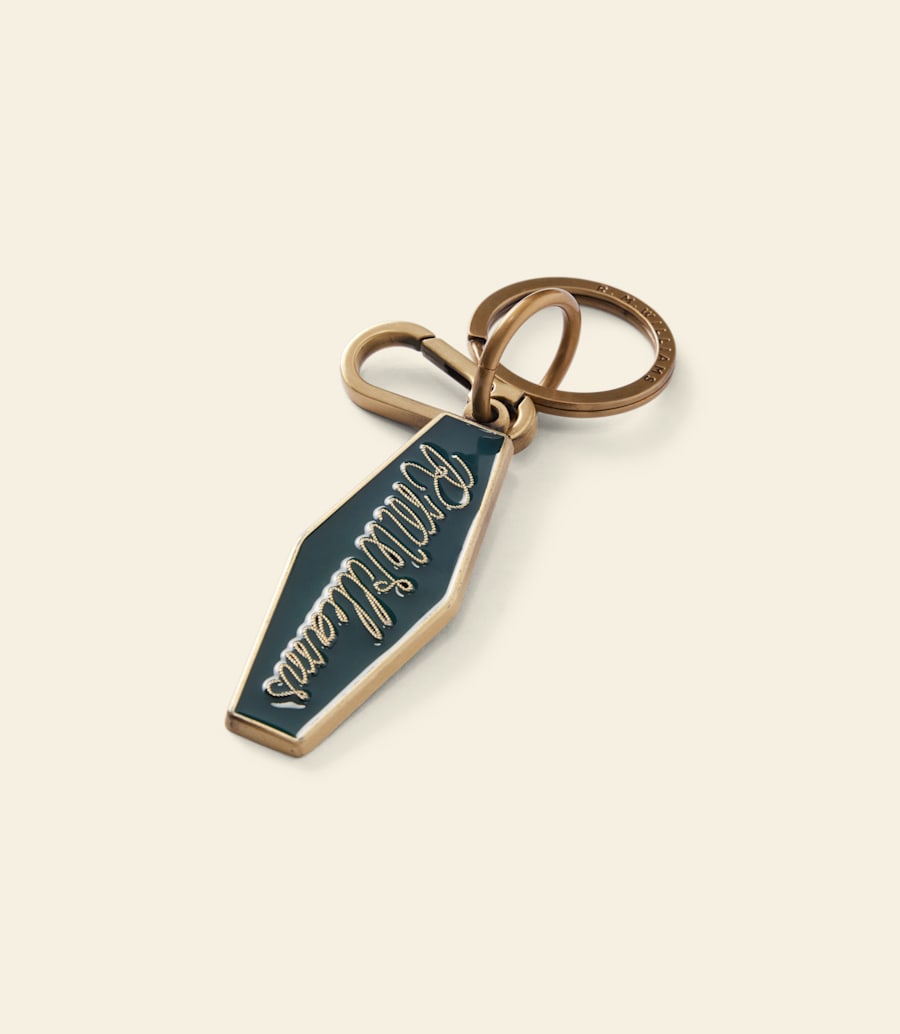 R.m. Williams Rope Logo Enamel Keyring