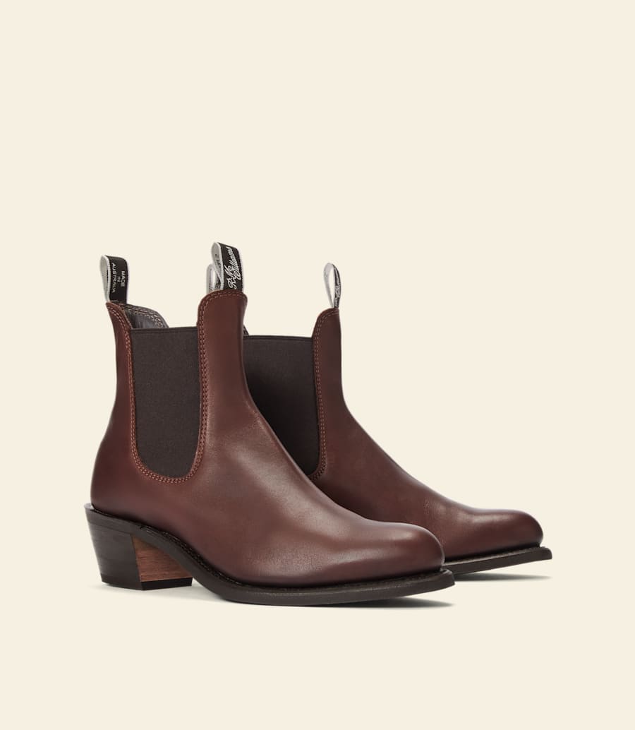 r.m. williams Rosebery boot – coco aniline leather