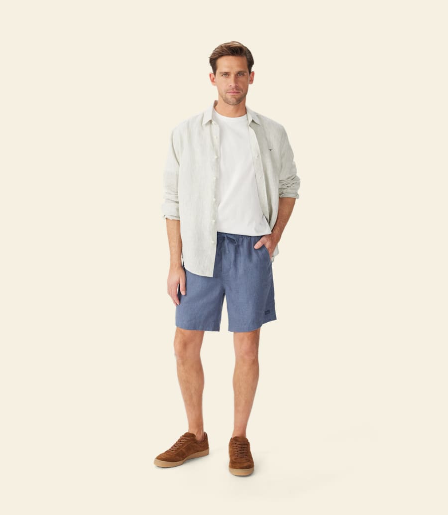 R.m. Williams Rugby Linen Short