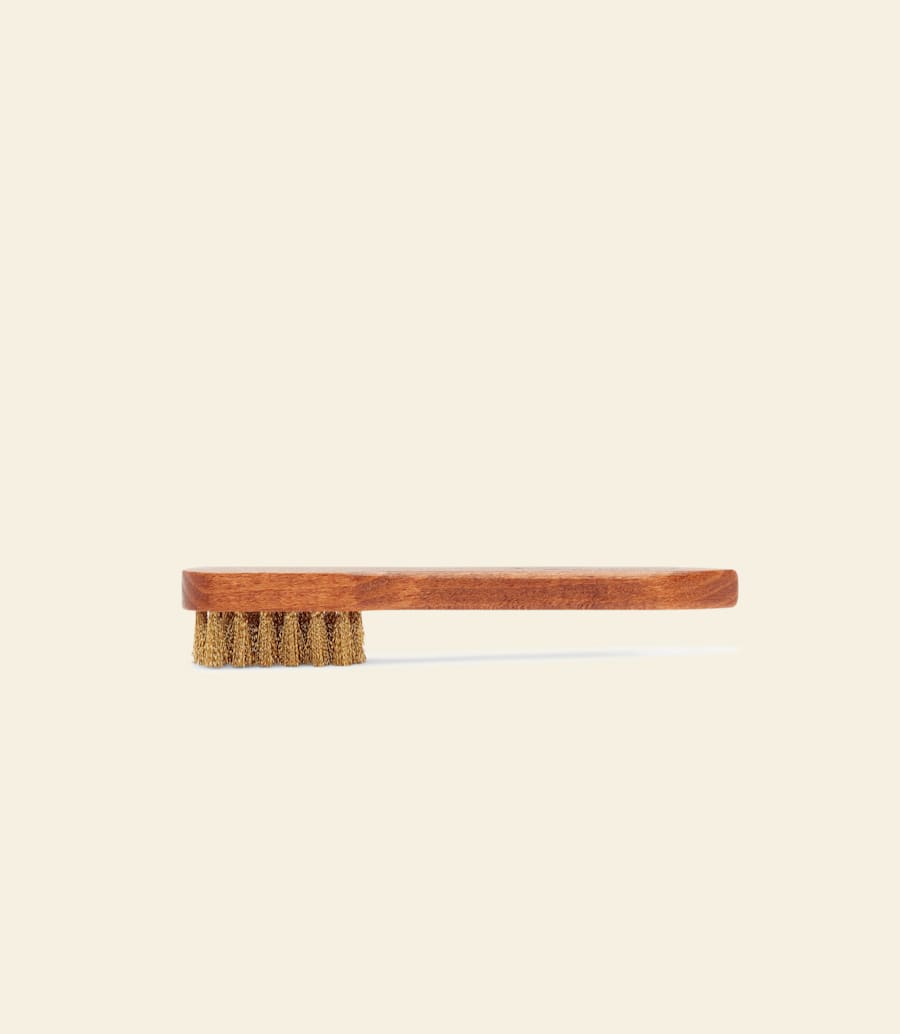 R.m. Williams Suede Brass Bristle Brush