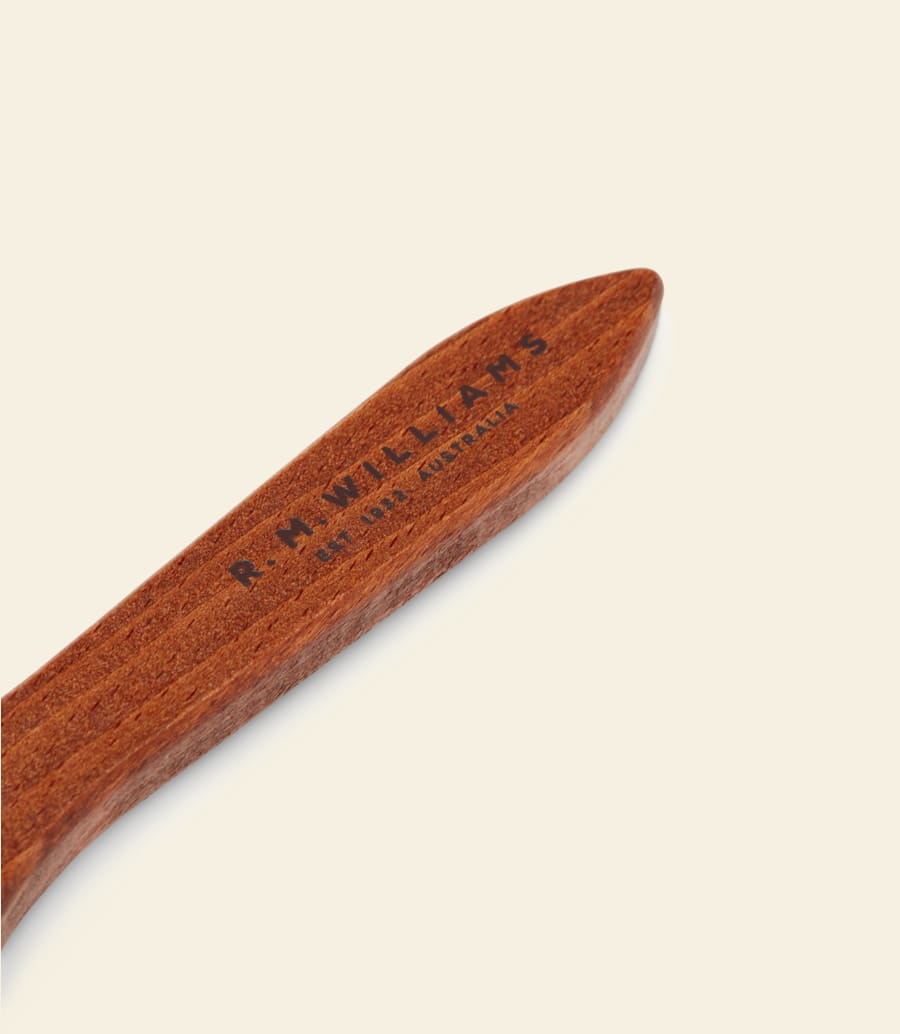 R.m. Williams Suede Brass Bristle Brush