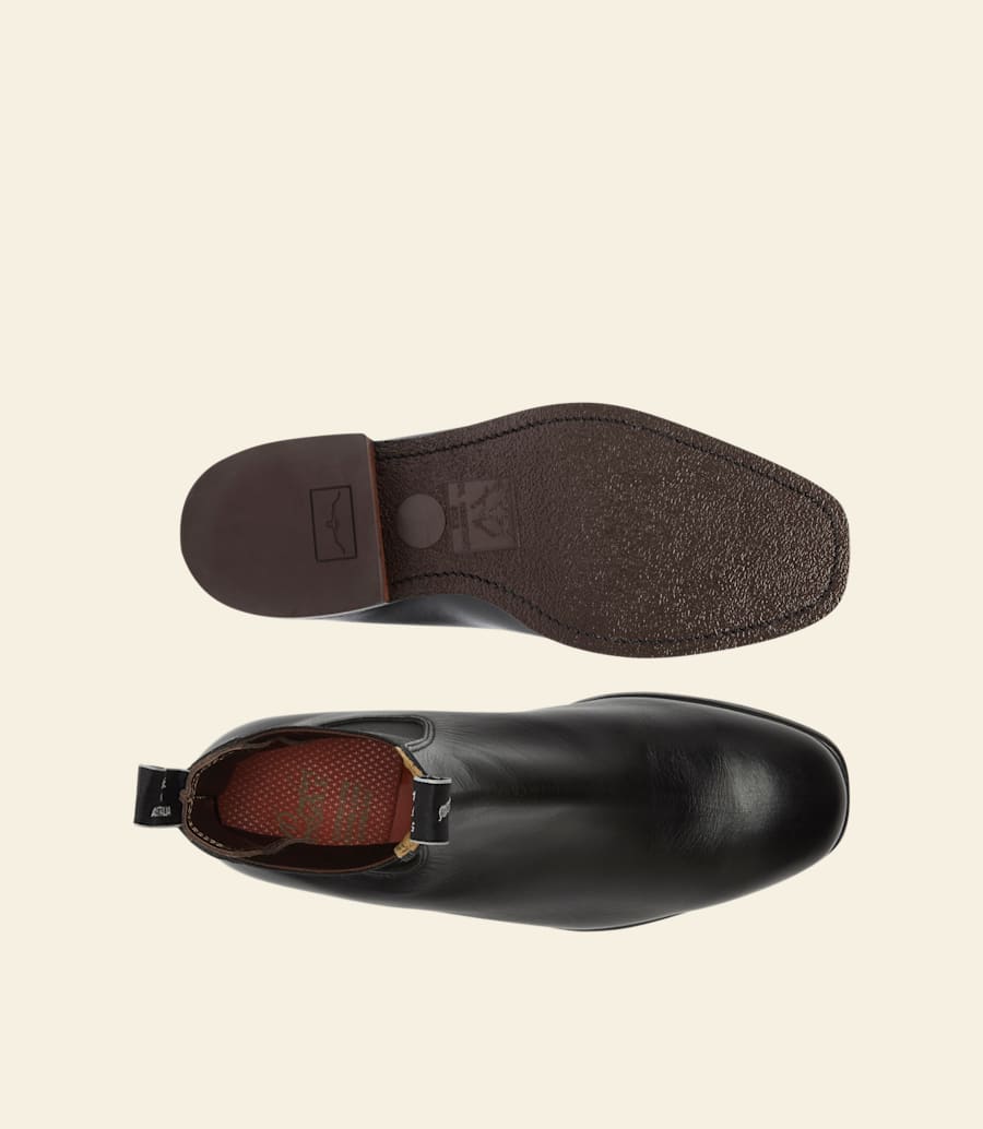 R.m. Williams Tambo Boot – Black Yearling Leather
