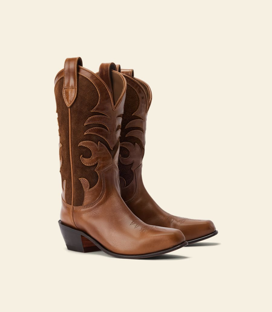 r.m. williams Victoria boot – tan pull-up leather
