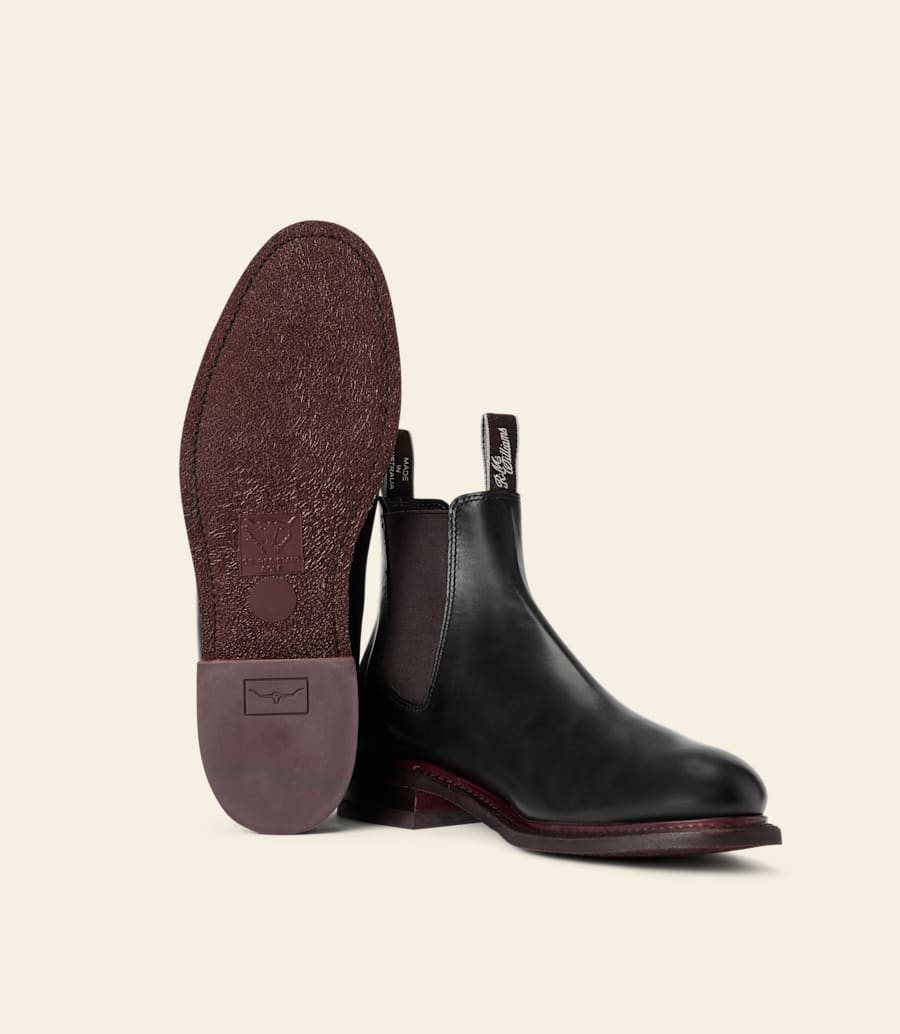 R.m. Williams Urban Turnout Boot – Nero Pull-up Leather