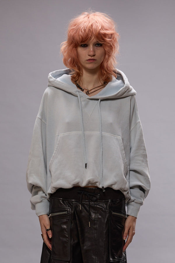 R13 BALLOON POPOVER HOODIE Light Blue