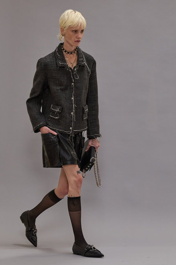 R13 BOXY JACKET Dark Grey