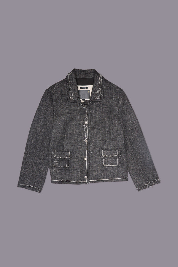 R13 BOXY JACKET Dark Grey