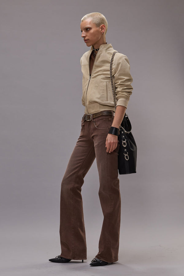 r13 BOY FLARE clean umber stretch