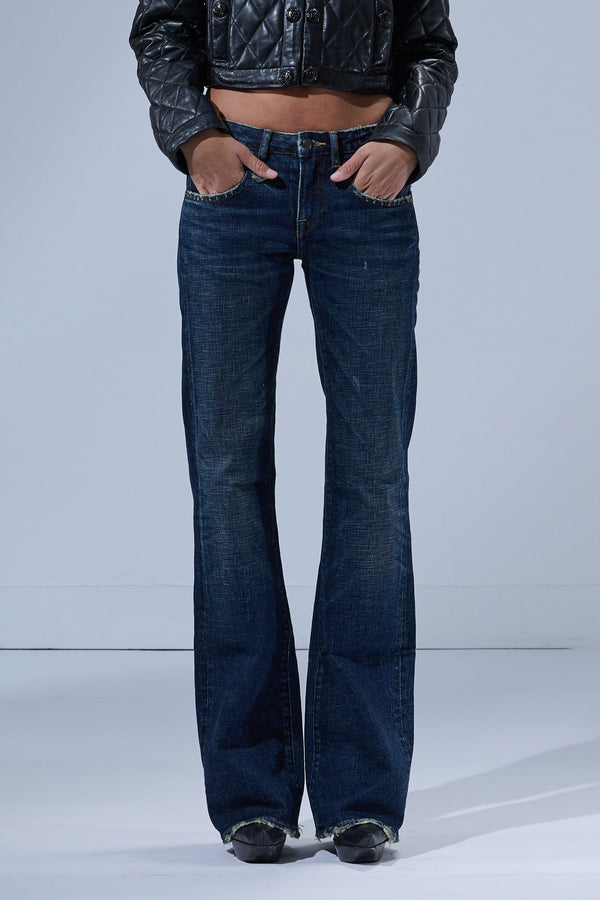 R13 BOY FLARE Hoyt Blue Stretch