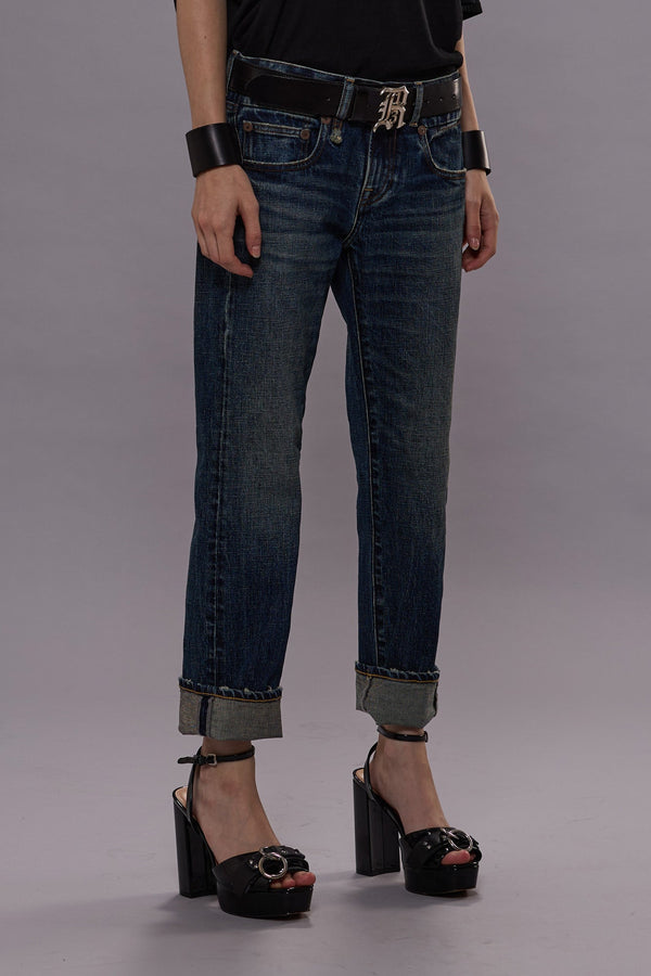 R13 BOY STRAIGHT Melvin Blue Stretch