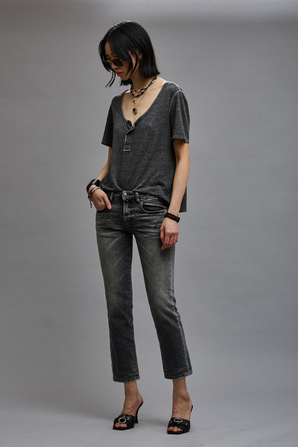 R13 BOY STRAIGHT Vintage Grey