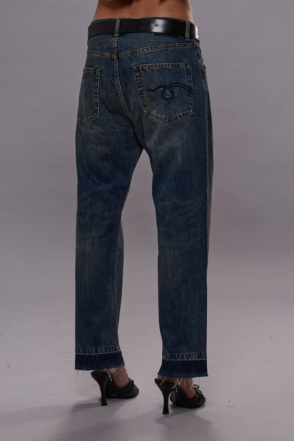 R13 BOYFRIEND JEAN Dawson Blue