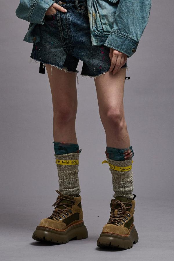 r13 BULKY TRAILBLAZER brown and olive