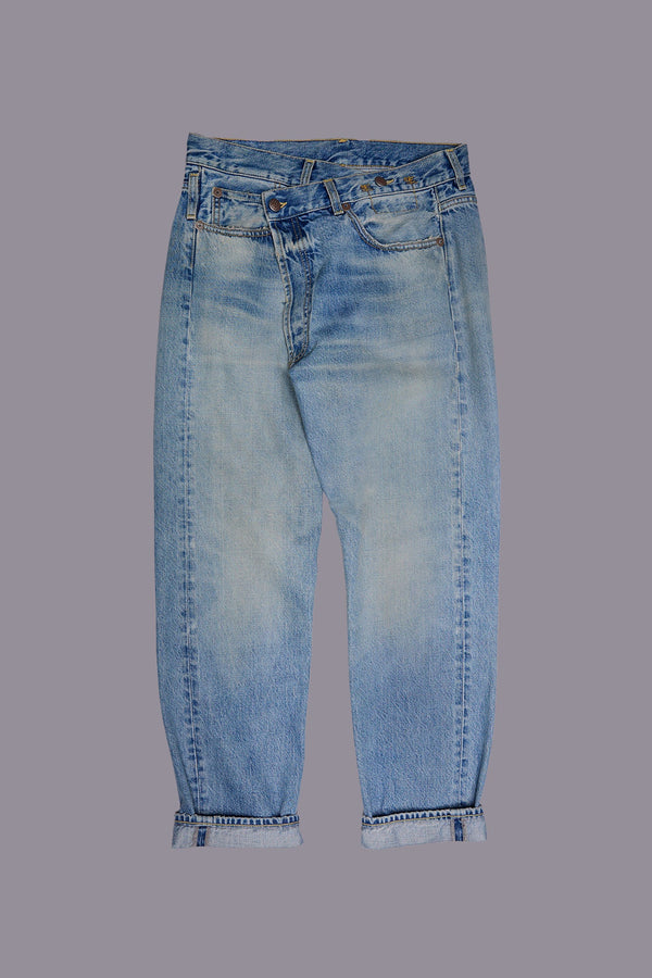 R13 CROSSOVER JEAN Merrin Blue