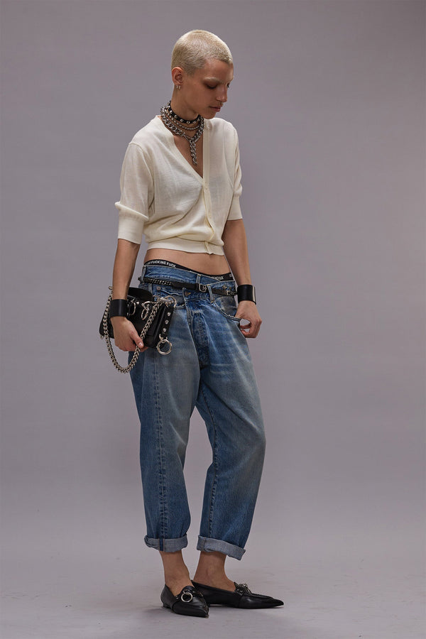 r13 CROSSOVER JEAN merrin blue