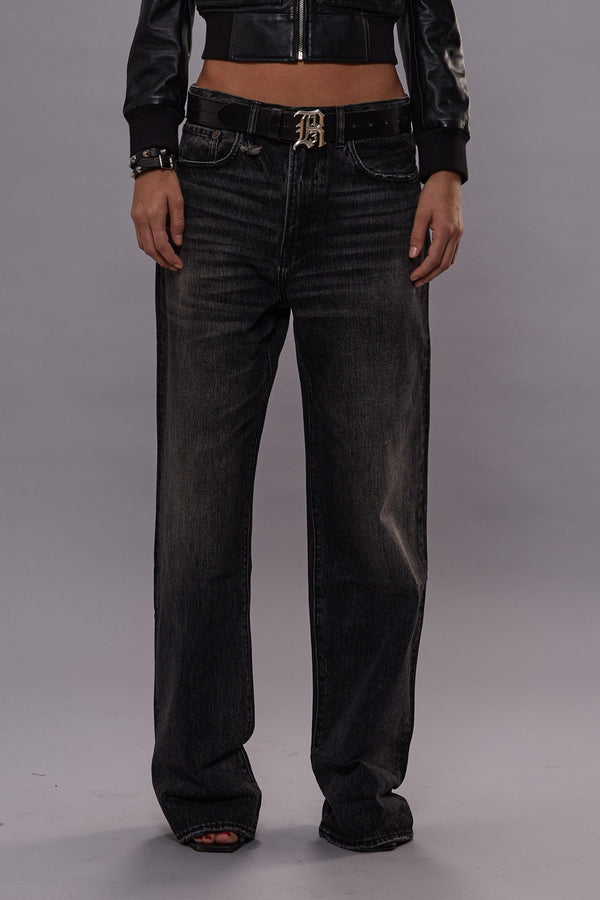 R13 D'ARCY LOOSE JEAN Arvin Black