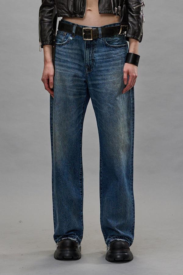 R13 D'ARCY LOOSE JEAN Barter Indigo