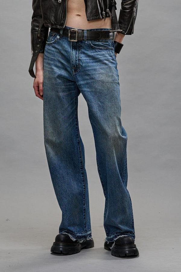 r13 D'ARCY LOOSE JEAN barter indigo