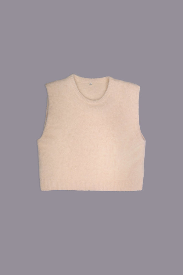R13 DEEP ARMHOLE VEST Oatmeal