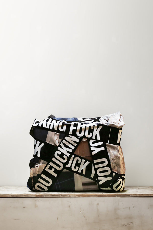 R13 F.U. TAPE Black W/ White