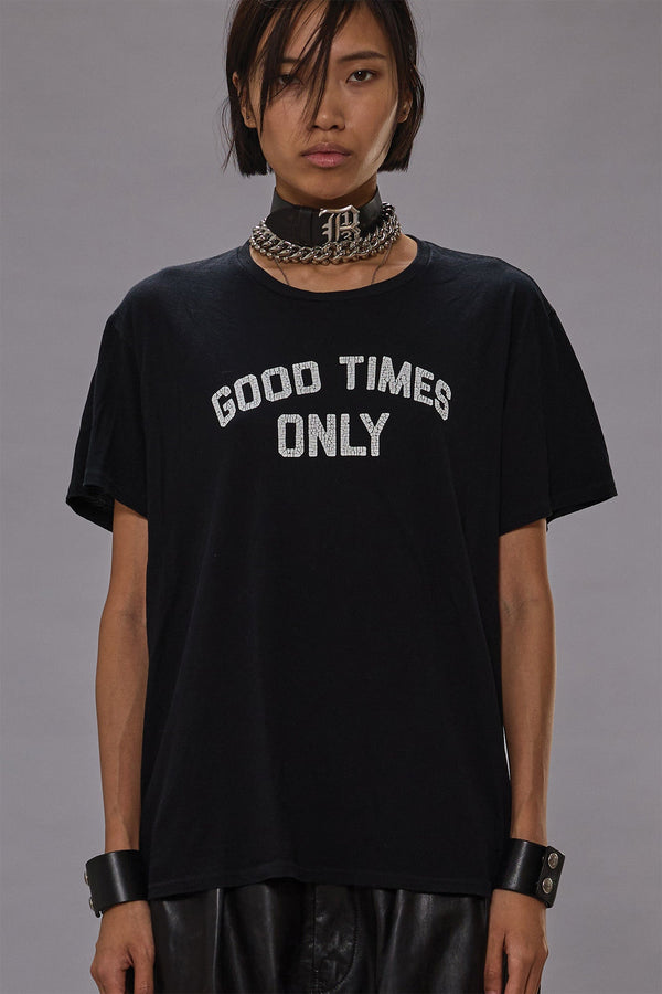 r13 GOOD TIMES ONLY BOY T black