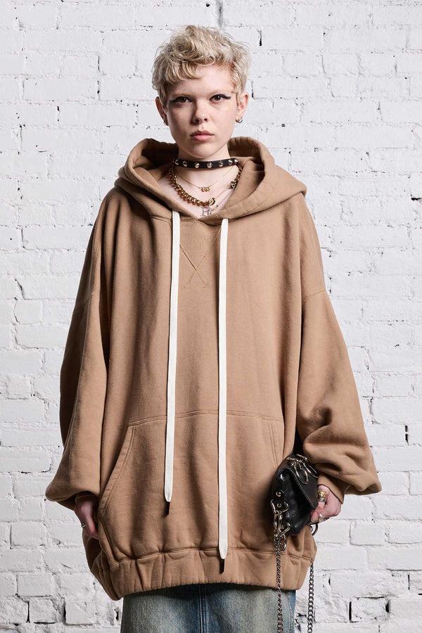 R13 JUMBO PULLOVER HOODIE Khaki