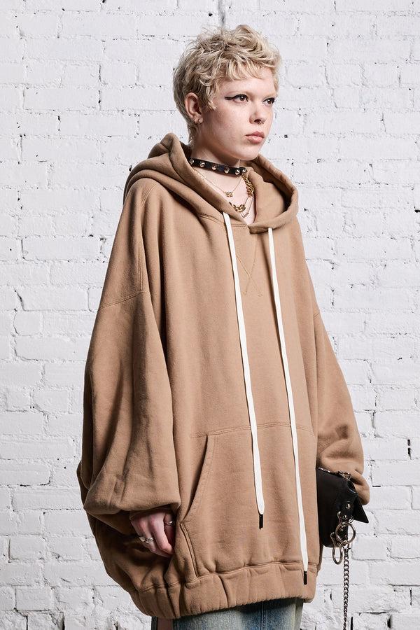R13 JUMBO PULLOVER HOODIE Khaki