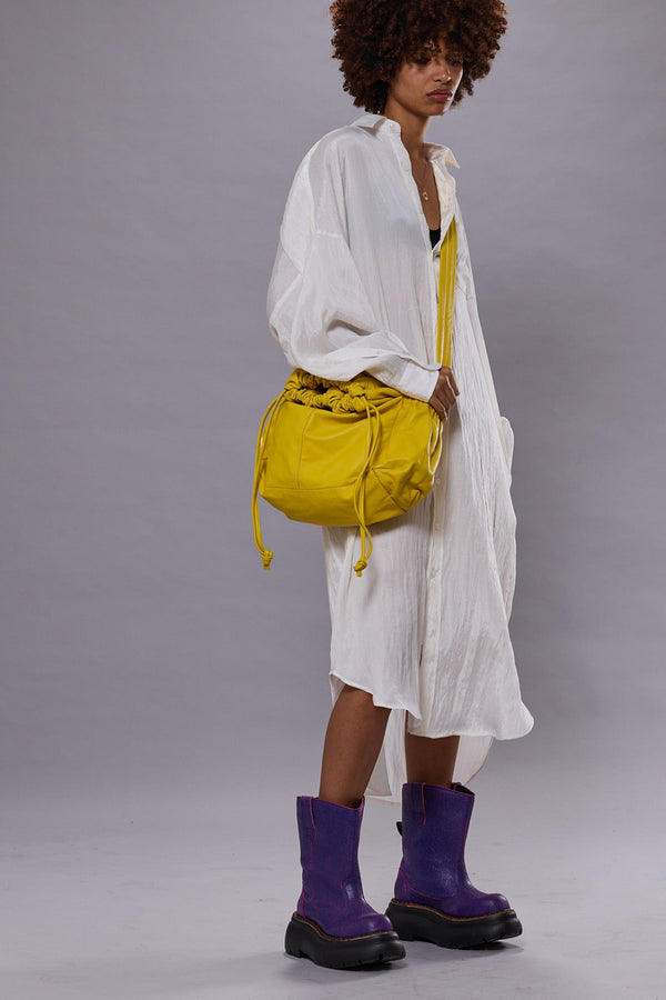 R13 JUMBO SHIRTDRESS White